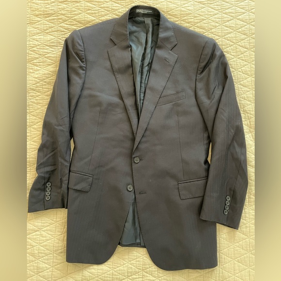 Polo Ralph Lauren Made in Italy Vintage Wool Bradford Blazer in Midnight 42 R